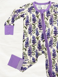 Lupin Fields Zippy | Maine Lupin Pajamas