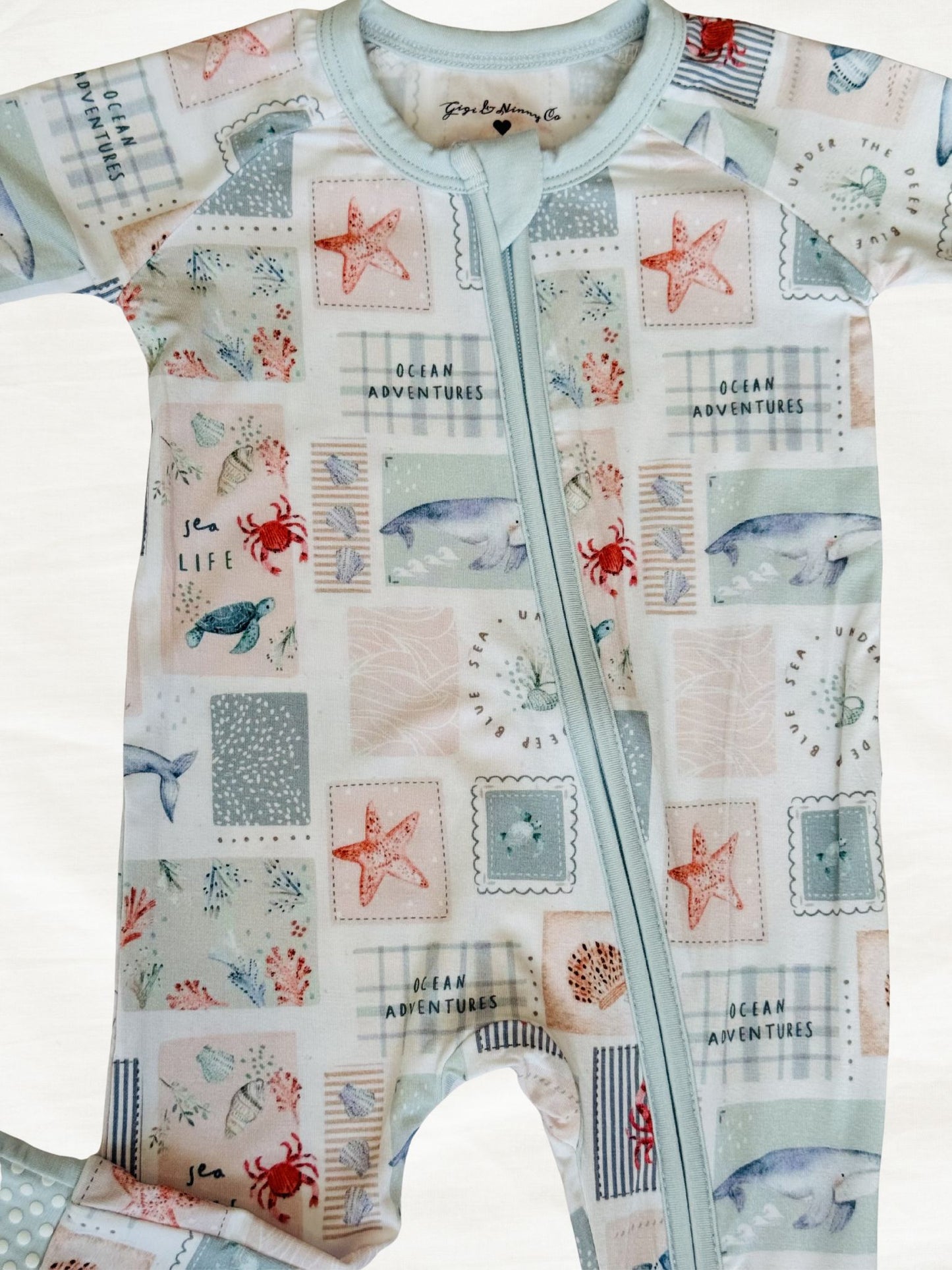 Coastal Patchwork Zippy