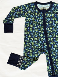 Blueberry Ridge Zippy | Maine Blueberry Pajamas