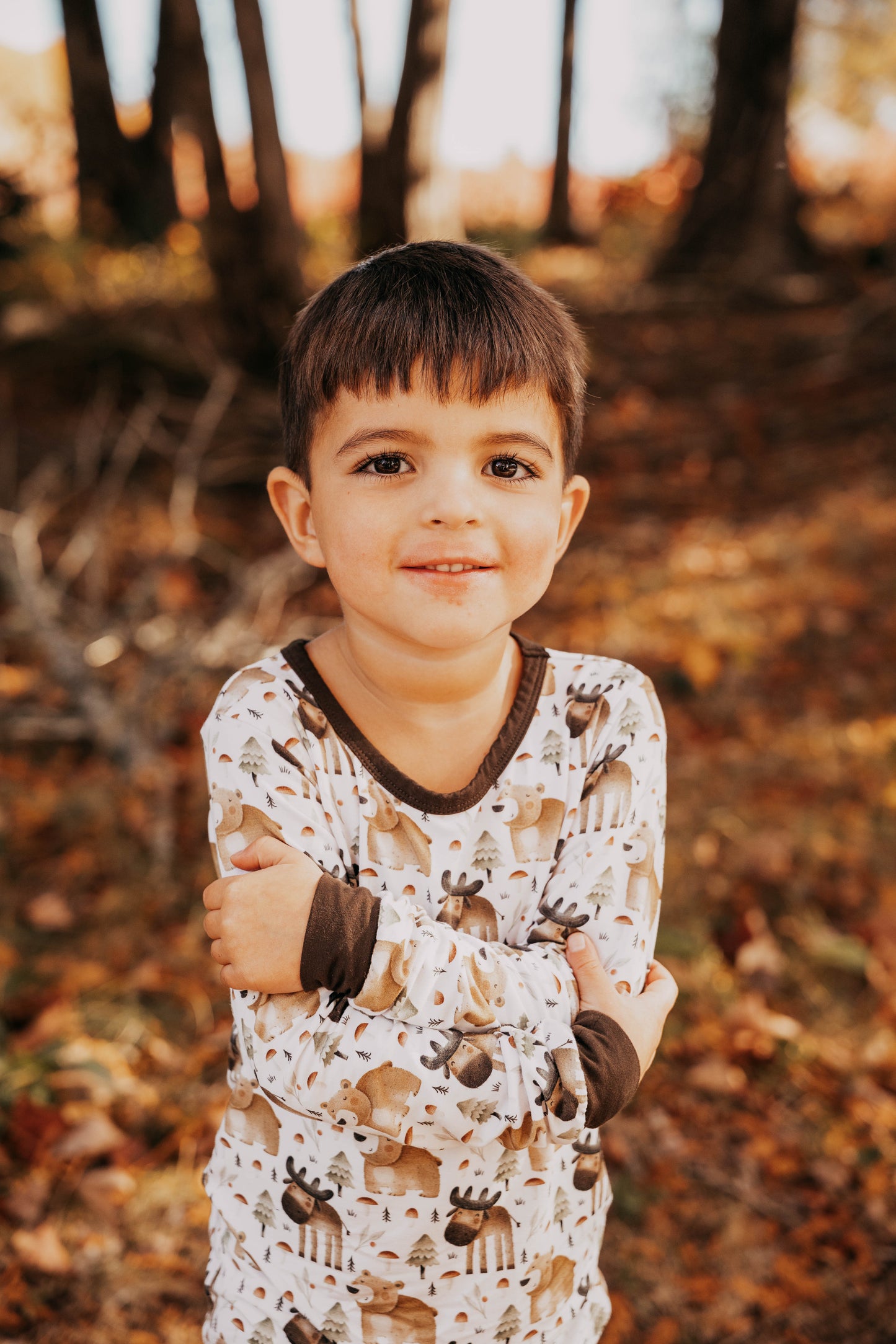 Beary Sleepy Moose Two Piece