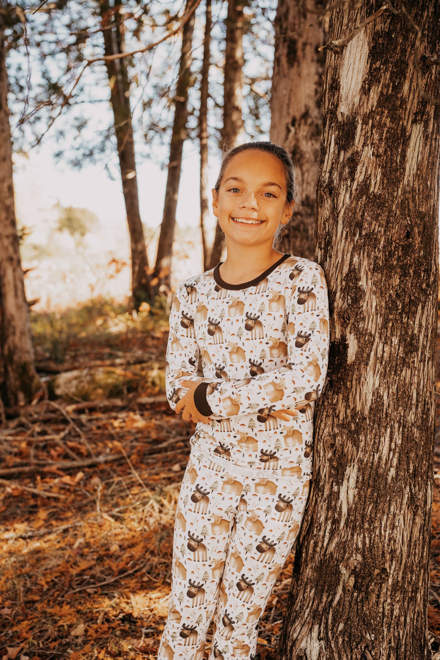 Beary Sleepy Moose Two Piece