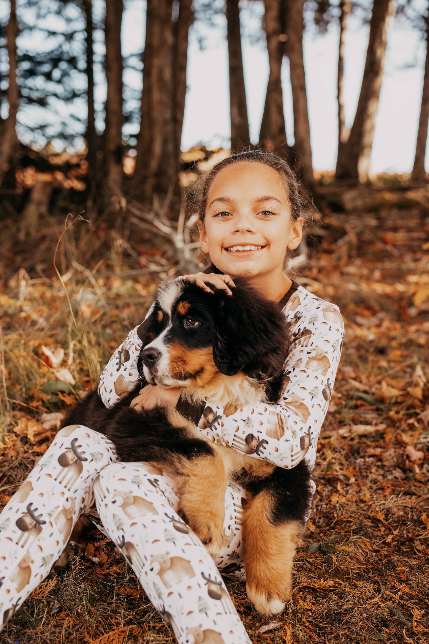 Beary Sleepy Moose Two Piece