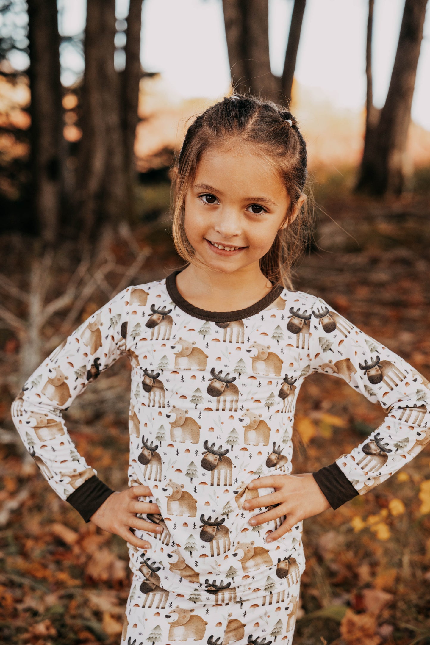 Beary Sleepy Moose Two Piece