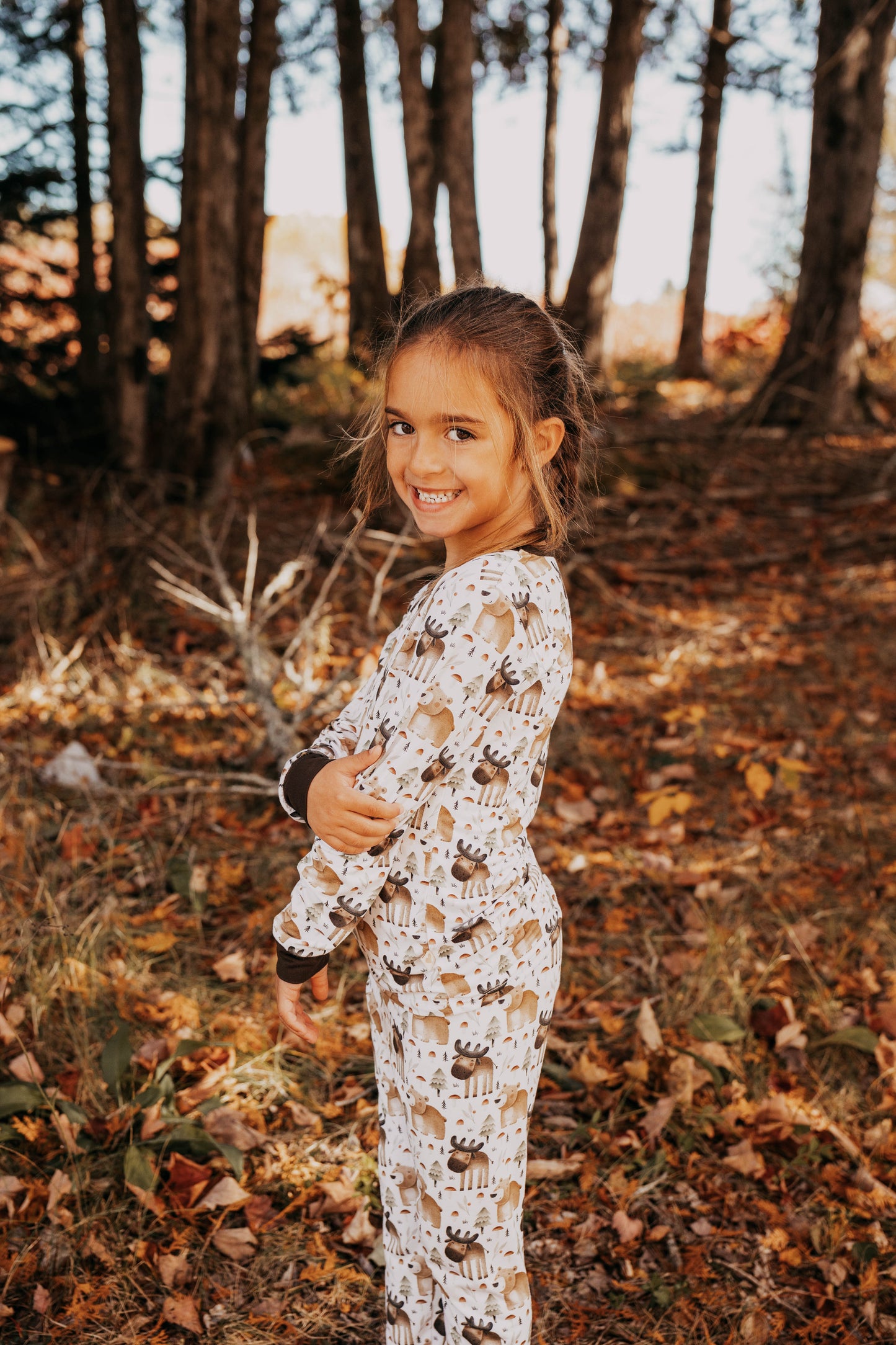 Beary Sleepy Moose Two Piece