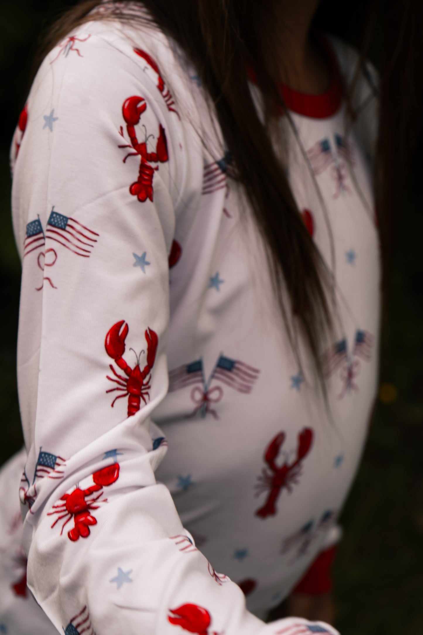 Red, White & Maine Two Piece | Maine Lobster Pajamas