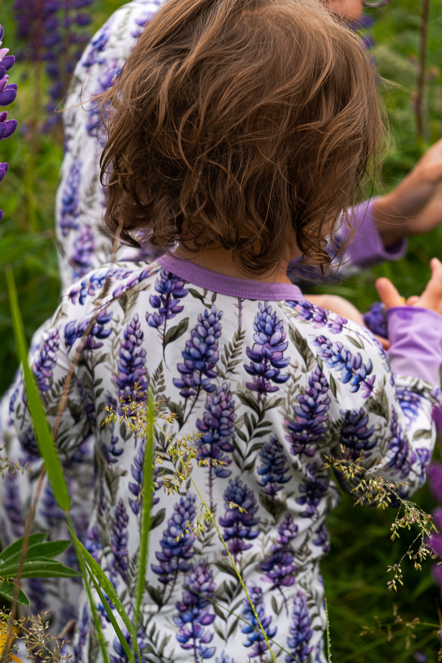 Lupine Fields Zippy | Maine Lupine Pajamas