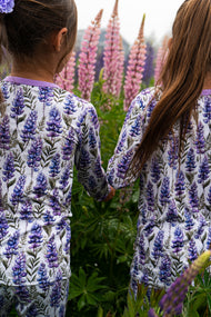 Lupine Fields Two Piece | Maine Lupine Pajamas