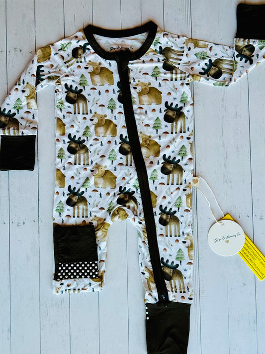 Beary Sleepy Moose Zippy