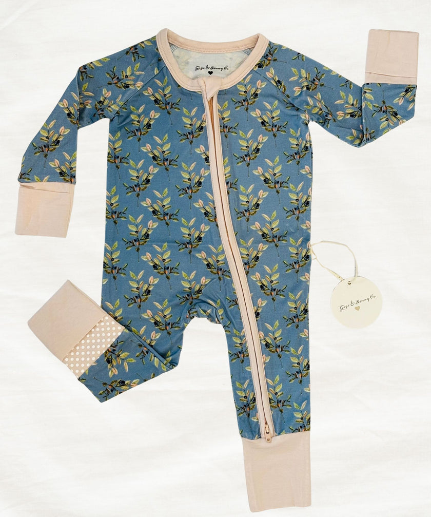 Halls Mills Zippy Pajama | Maine Blueberry Pajamas