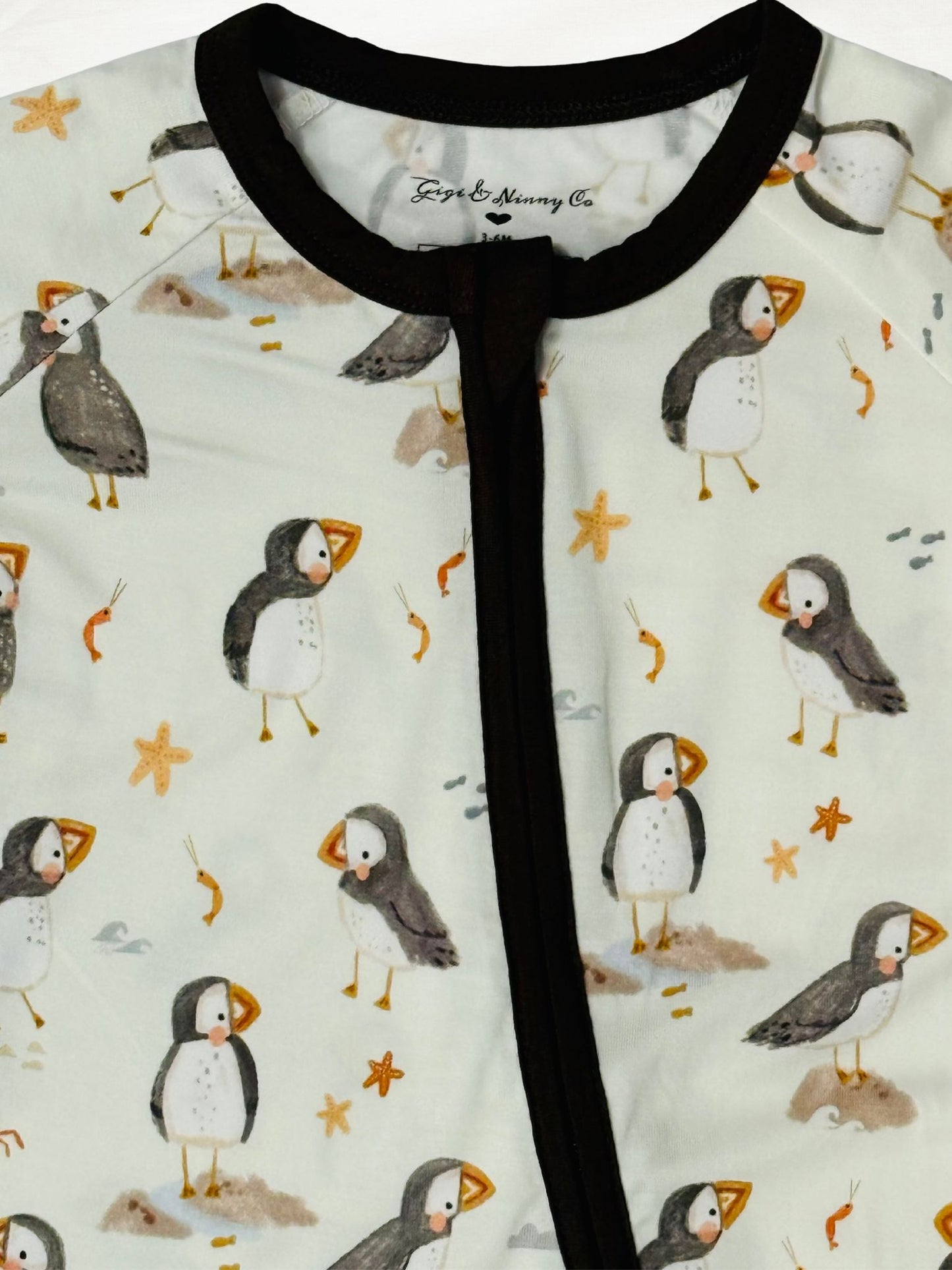 Bold Coast Puffin Zippy | Puffin Pajamas
