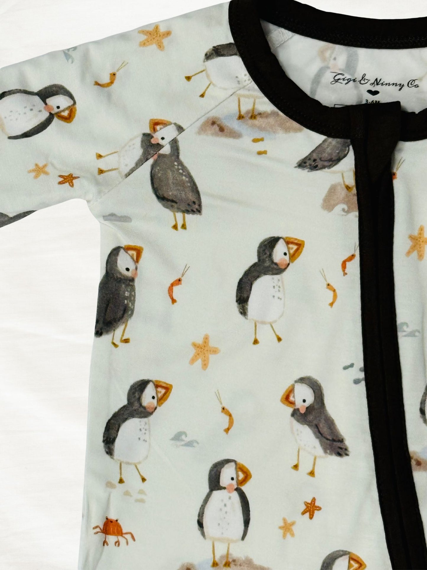 Bold Coast Puffin Zippy | Puffin Pajamas