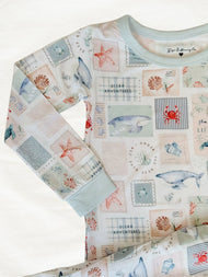 Coastal Patchwork Two Piece | Coastal Pajamas