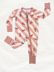 Saltwater Stripes Zippy | Maine Lobster Pajamas