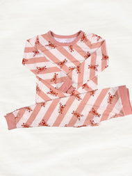 Saltwater Stripes Two Piece | Maine Lobster Pajamas