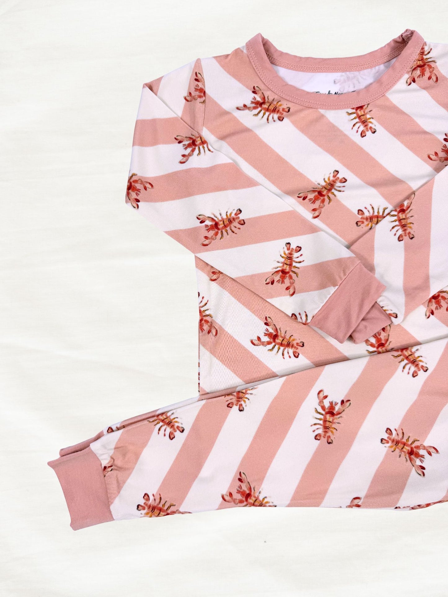 Saltwater Stripes Two Piece | Maine Lobster Pajamas