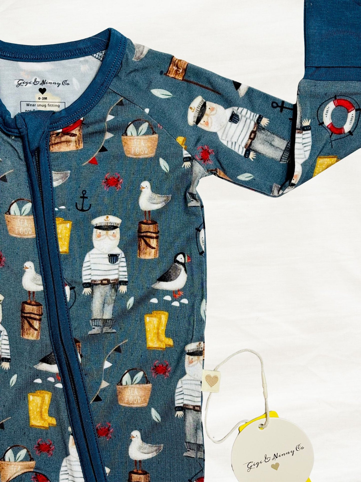 Coastal Fisherman Zippy | Coastal Pajamas