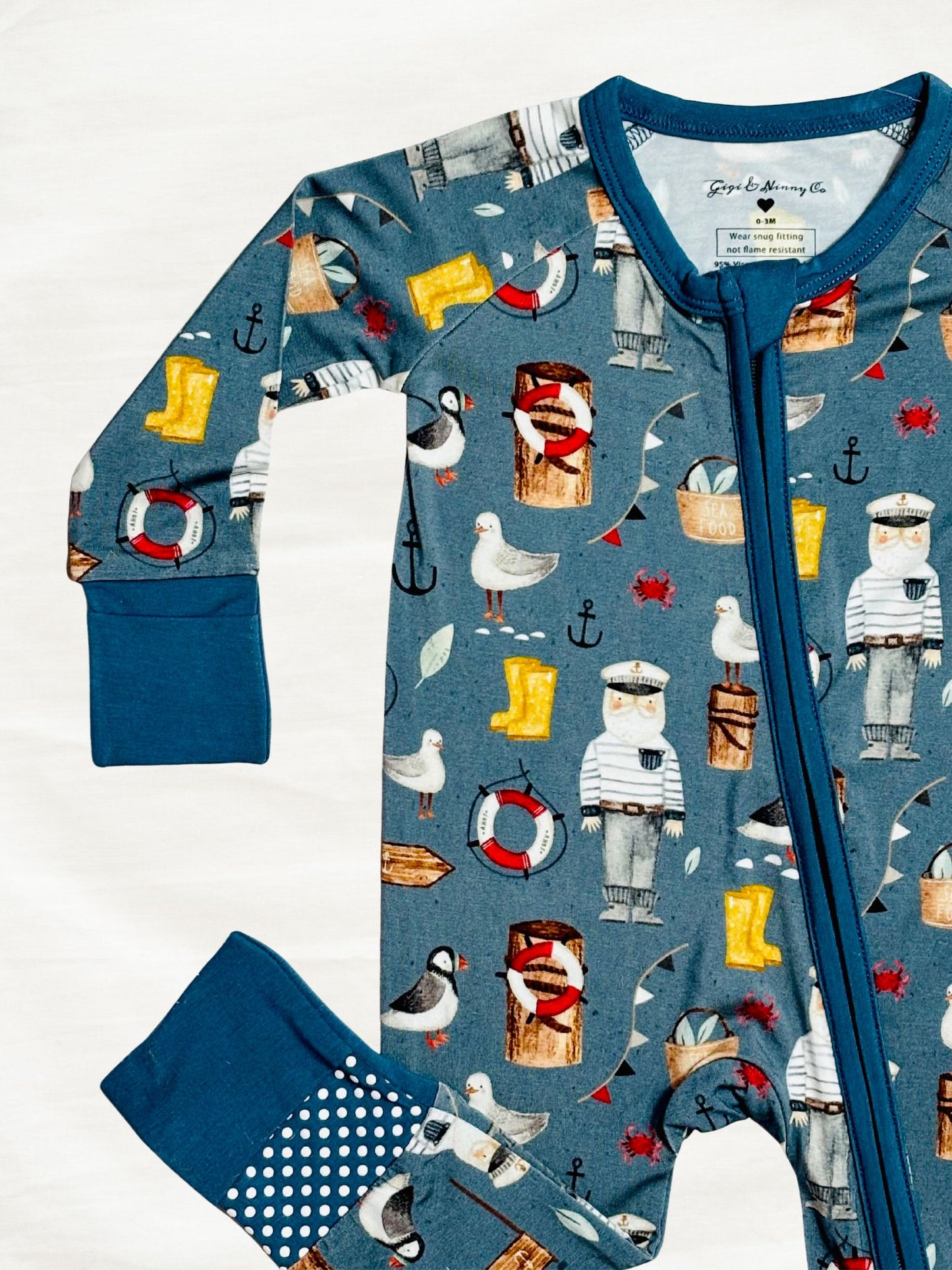Coastal Fisherman Zippy | Coastal Pajamas