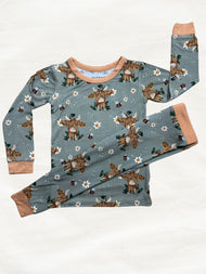 Daisy Mae Highland Two Piece | Highland Cow Pajamas